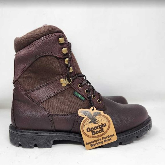 Men\'s 11W Georgia Boot Homeland waterproof 8\